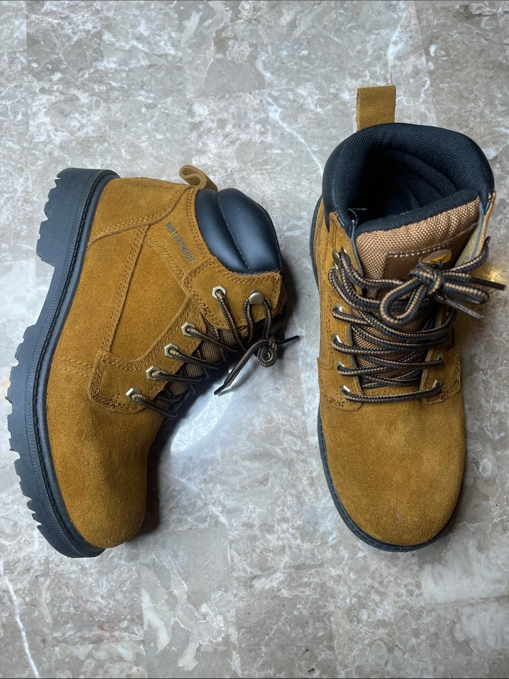 Brahma Brown Suede Men's Work Boots